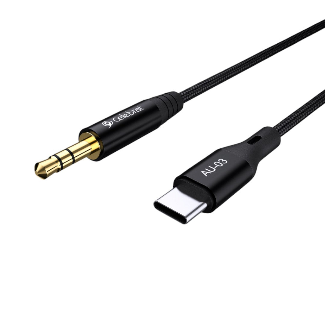 Adaptador de Audio Auxiliar Jack 3,5mm a Tipo C - AU-03
