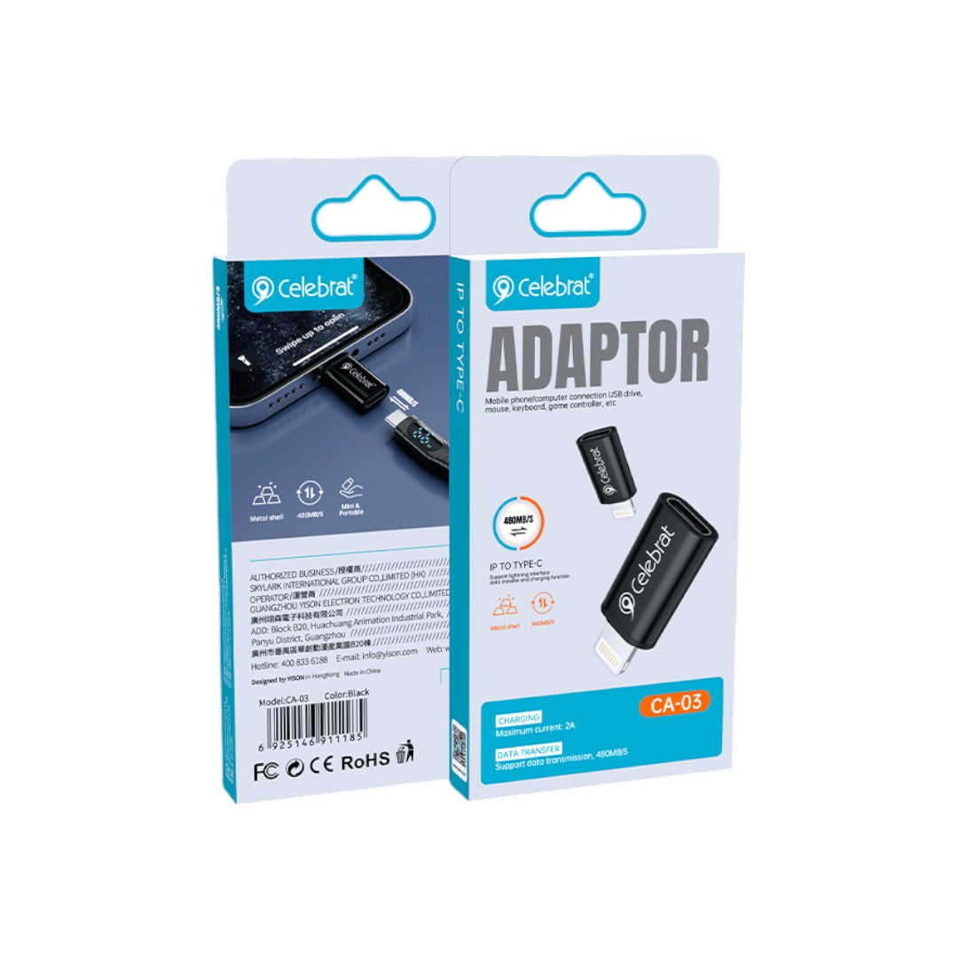 Adaptador OTG Lightning a Tipo C para iPhone - CA-03