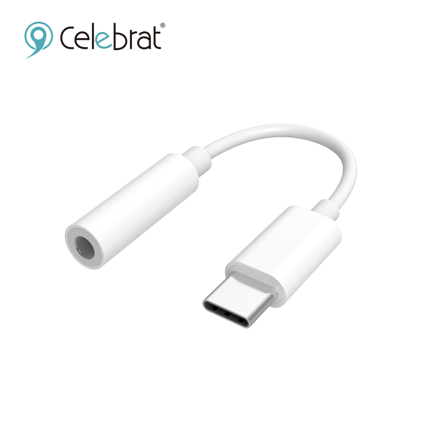 Adaptador de Audio Auxiliar entrada Tipo C a jack 3.5mm hembra con DAC - D8