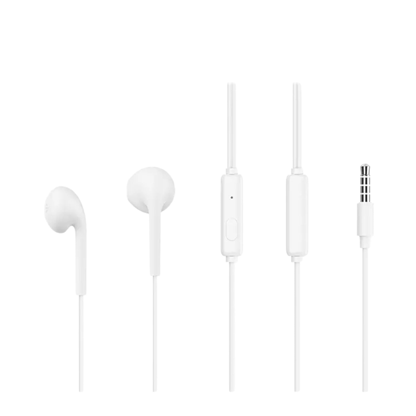 Audífonos con cable de 3,5 mm - G12 Negro y Blanco