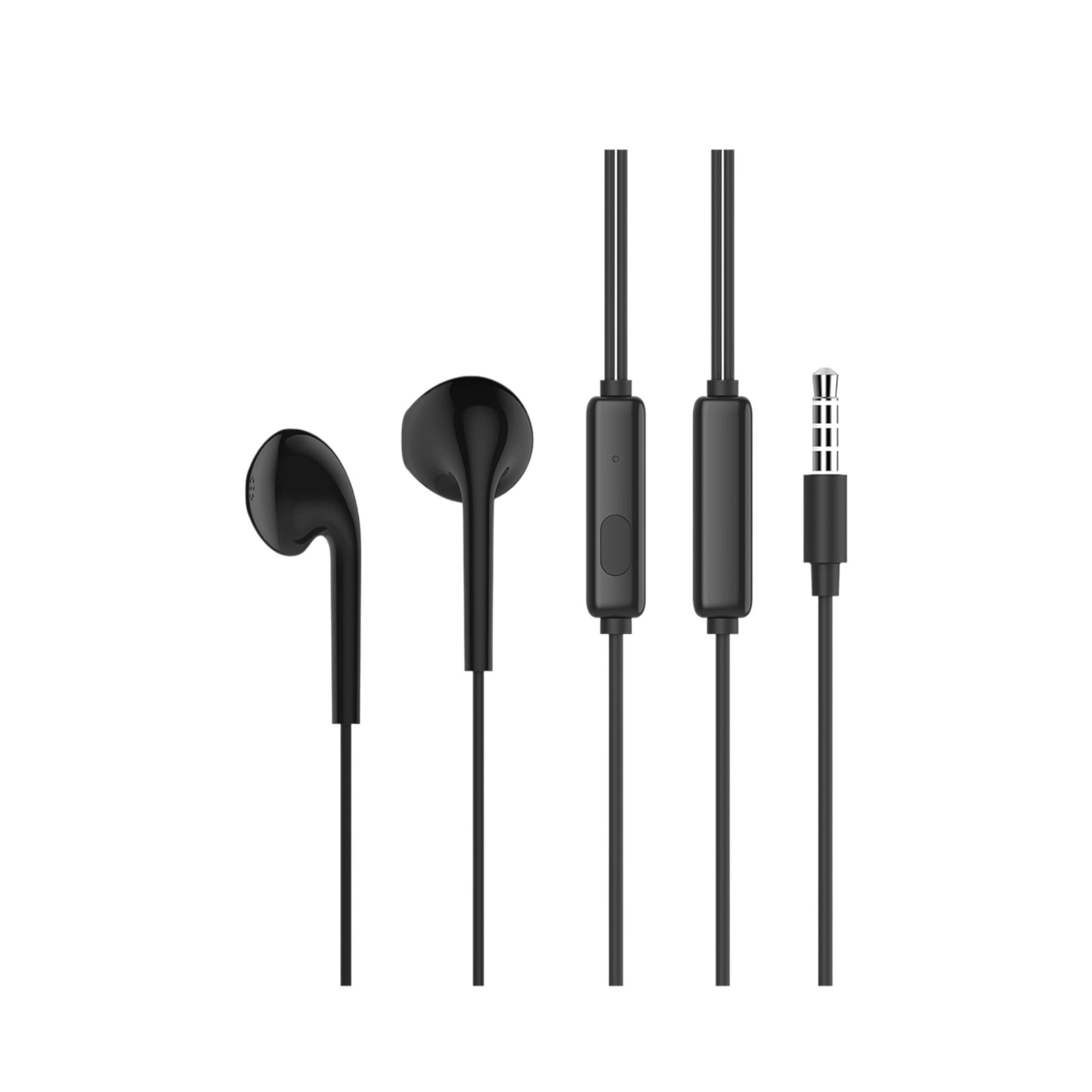 Audífonos con cable de 3,5 mm - G12 Negro y Blanco