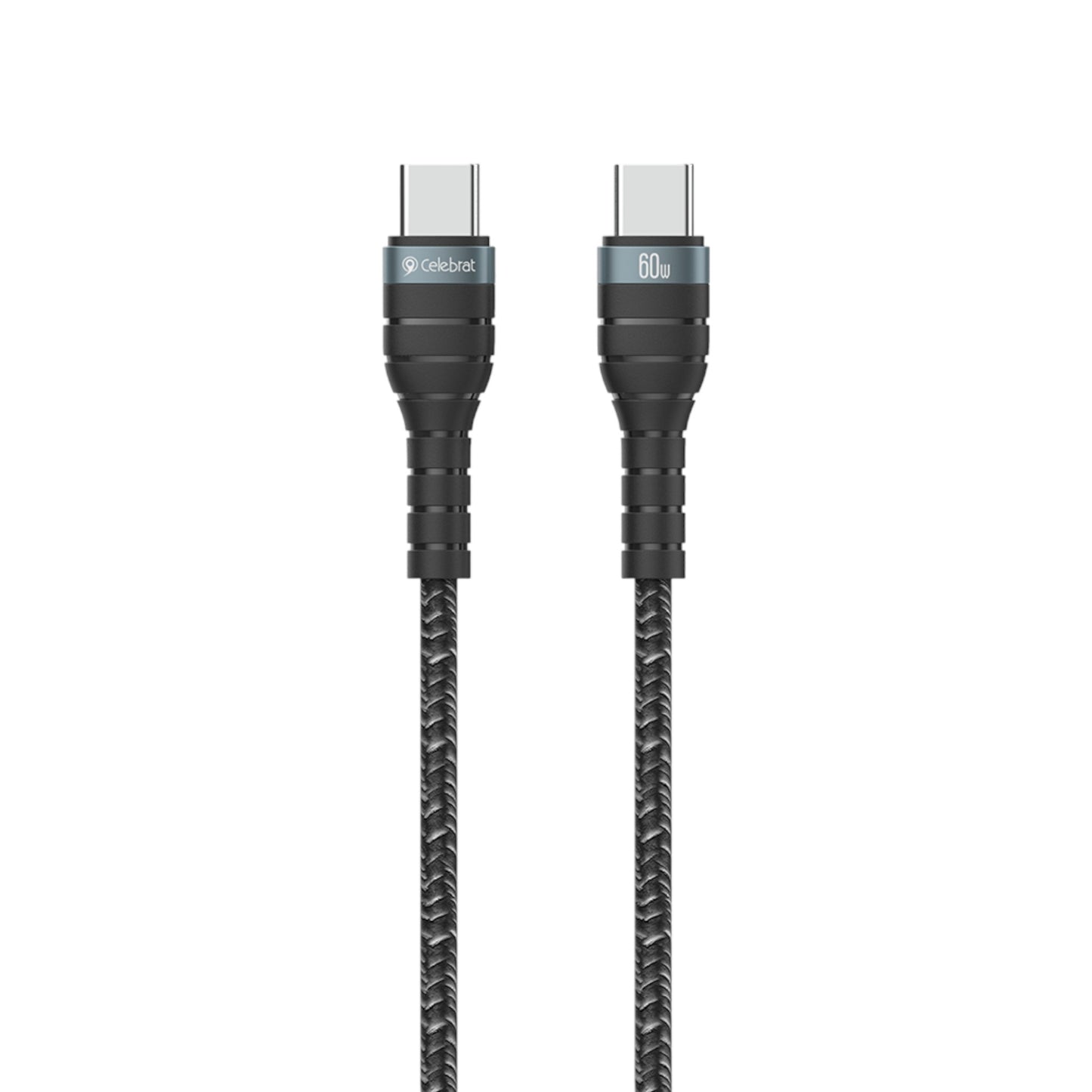 Cable Reforzado Tipo C a Tipo C con Carga Súper Rápida 60W Celebrat - HB-12T