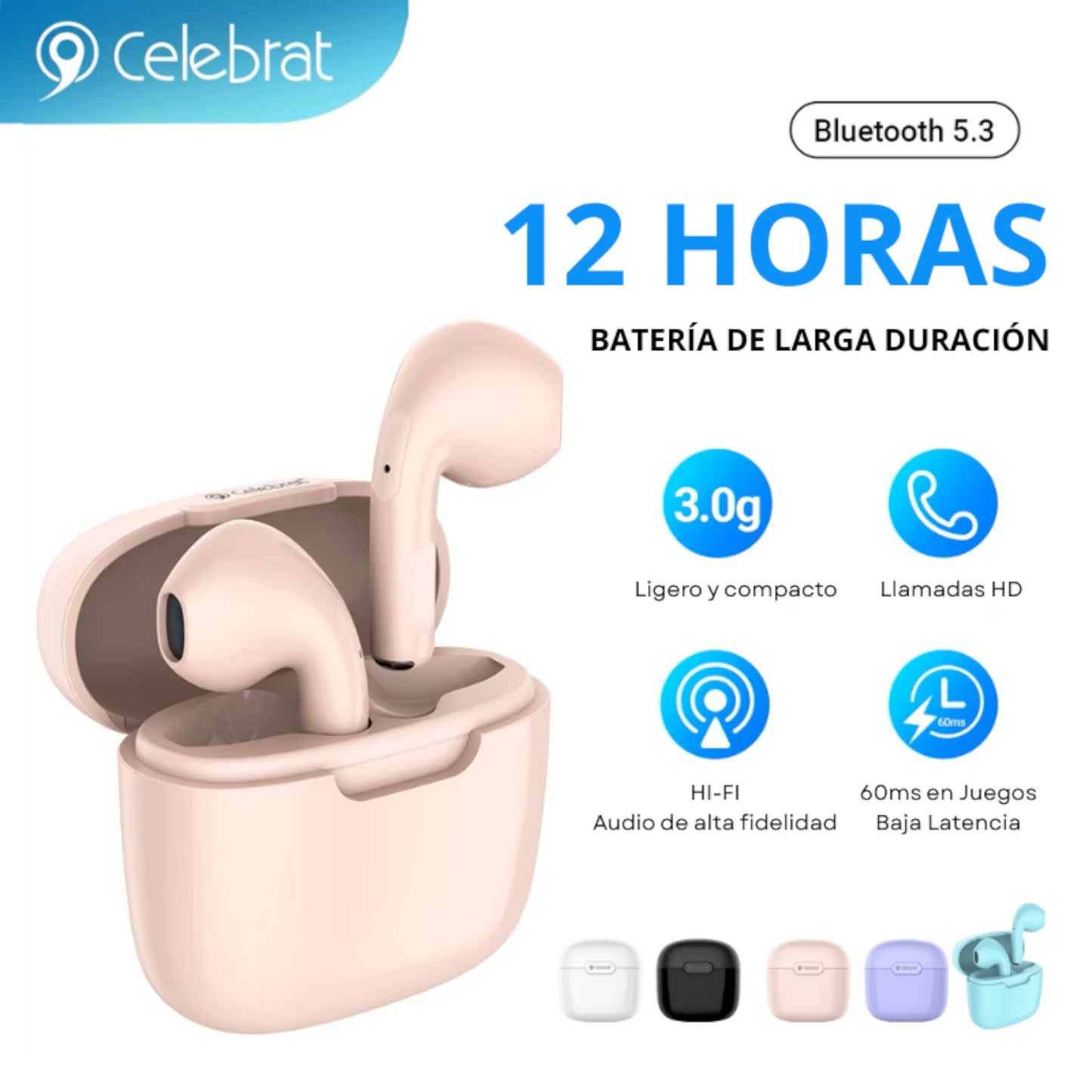 Audífonos Earpods Bluetooth - W25