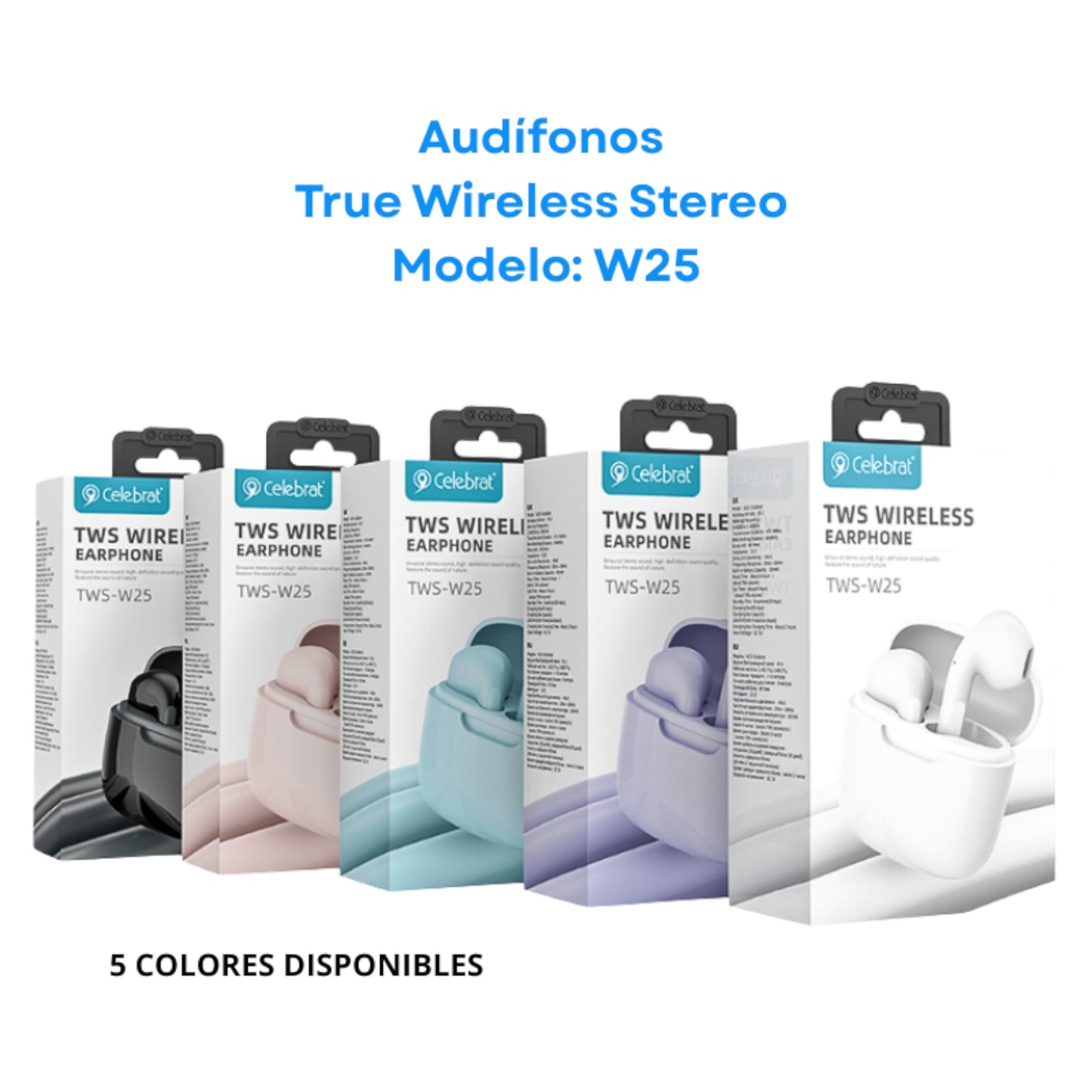 Audífonos Earpods Bluetooth - W25