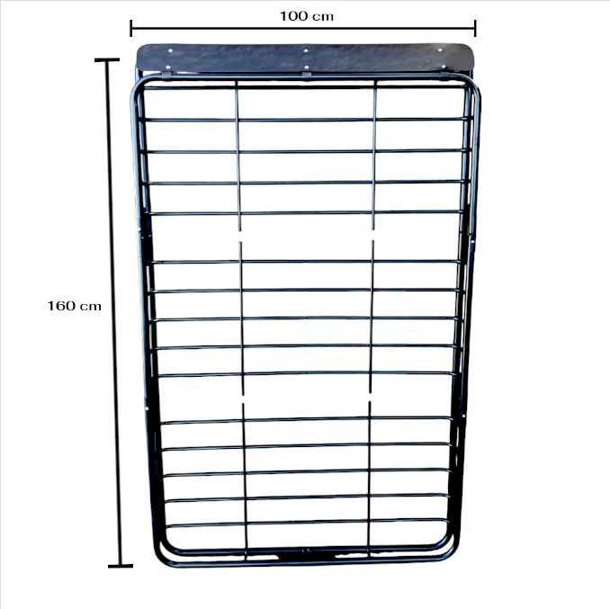 Parrilla Canasto de Techo Portaequipaje 160x100 cm