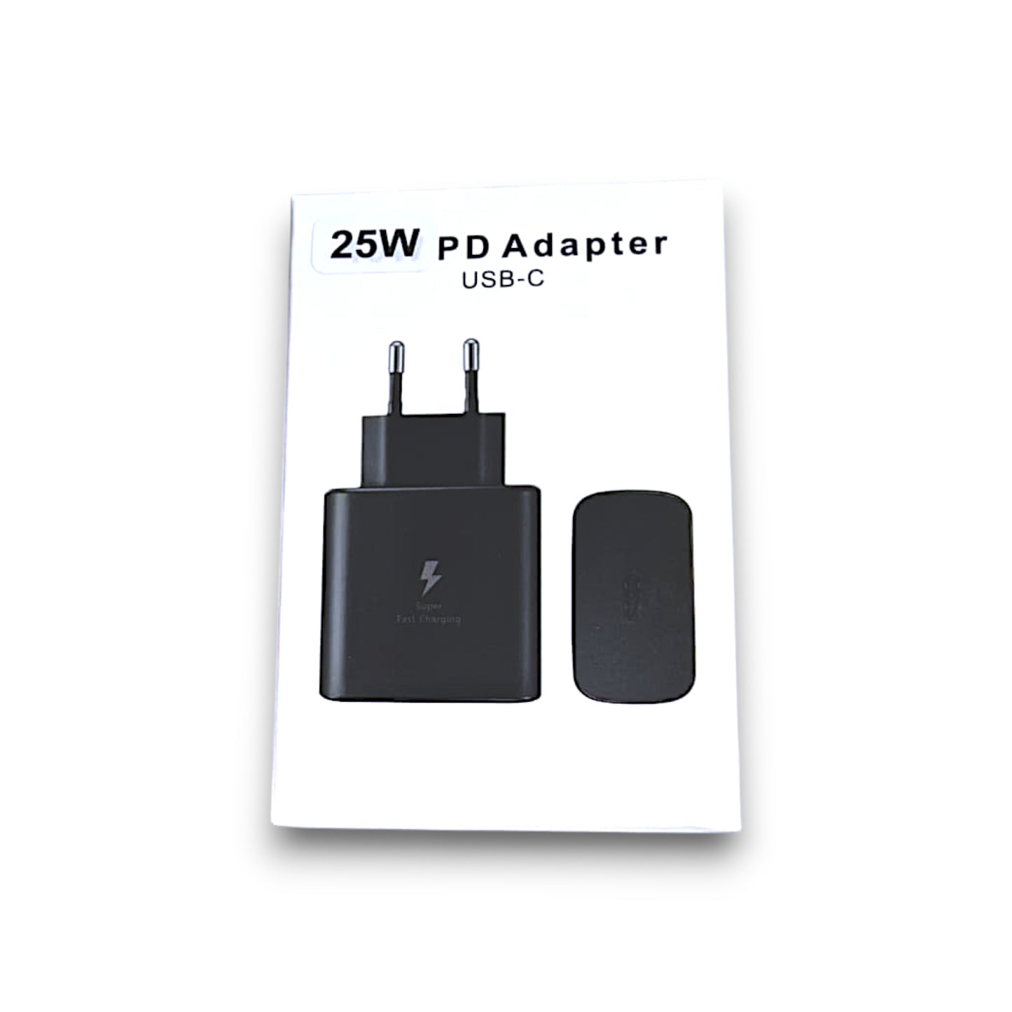 Adaptador Tipo C 25W PD - Súper Carga Rápida (tipo Samsung)