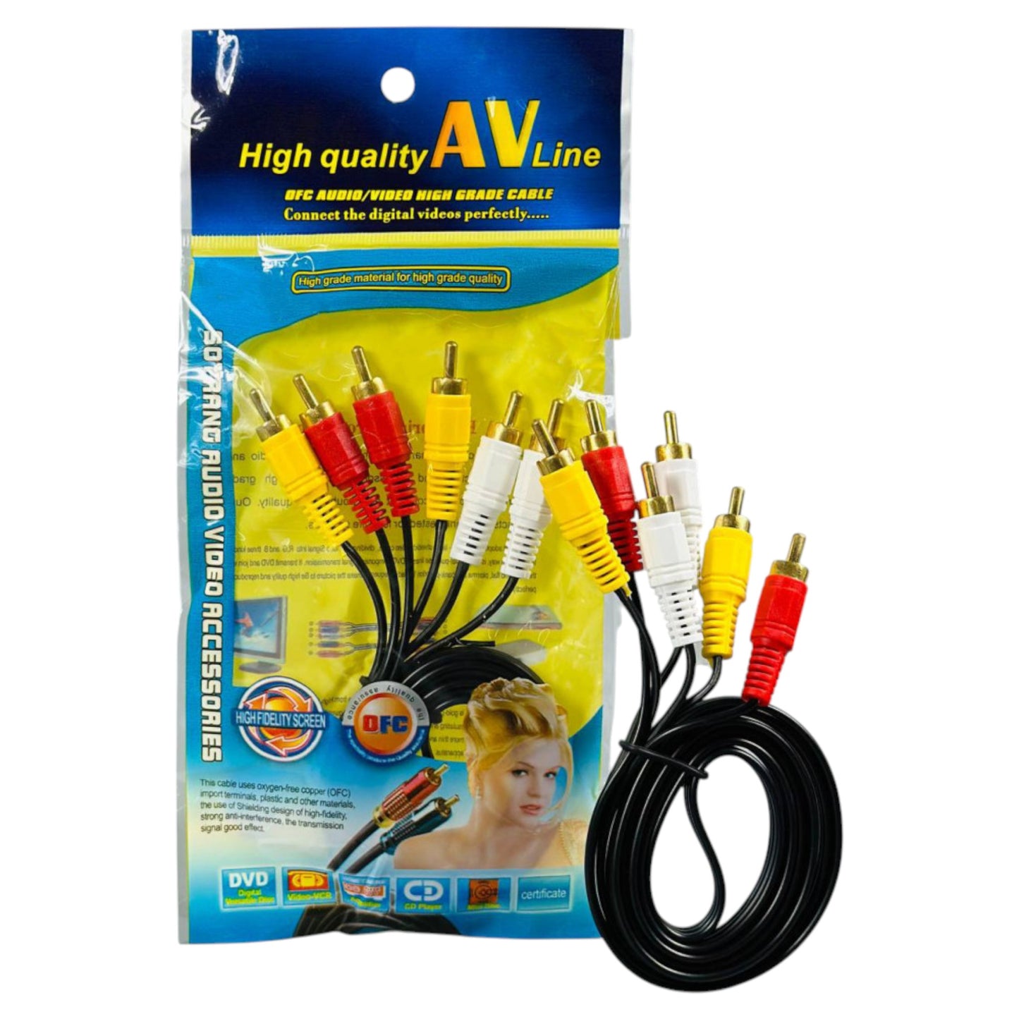 Cable RCA de 1.5 Metros