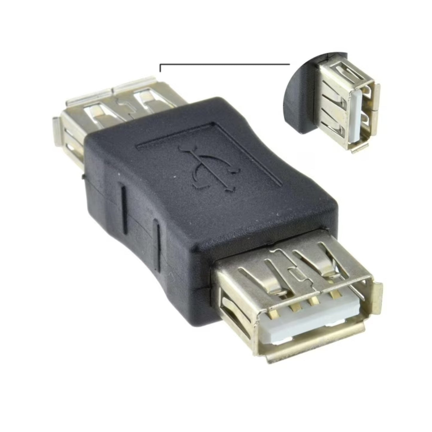 Copla USB 2.0 hembra a hembra para extensión