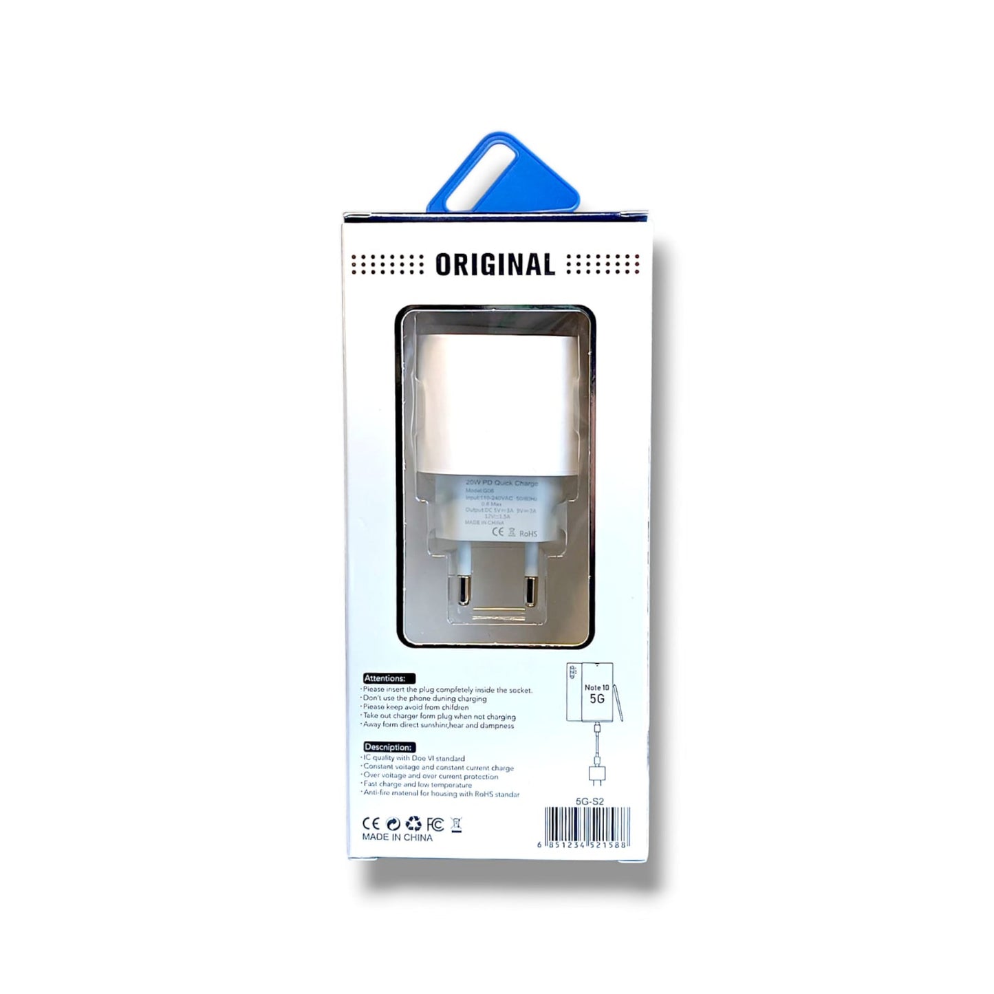 Cargador Tipo C 20W - Turbo 5G