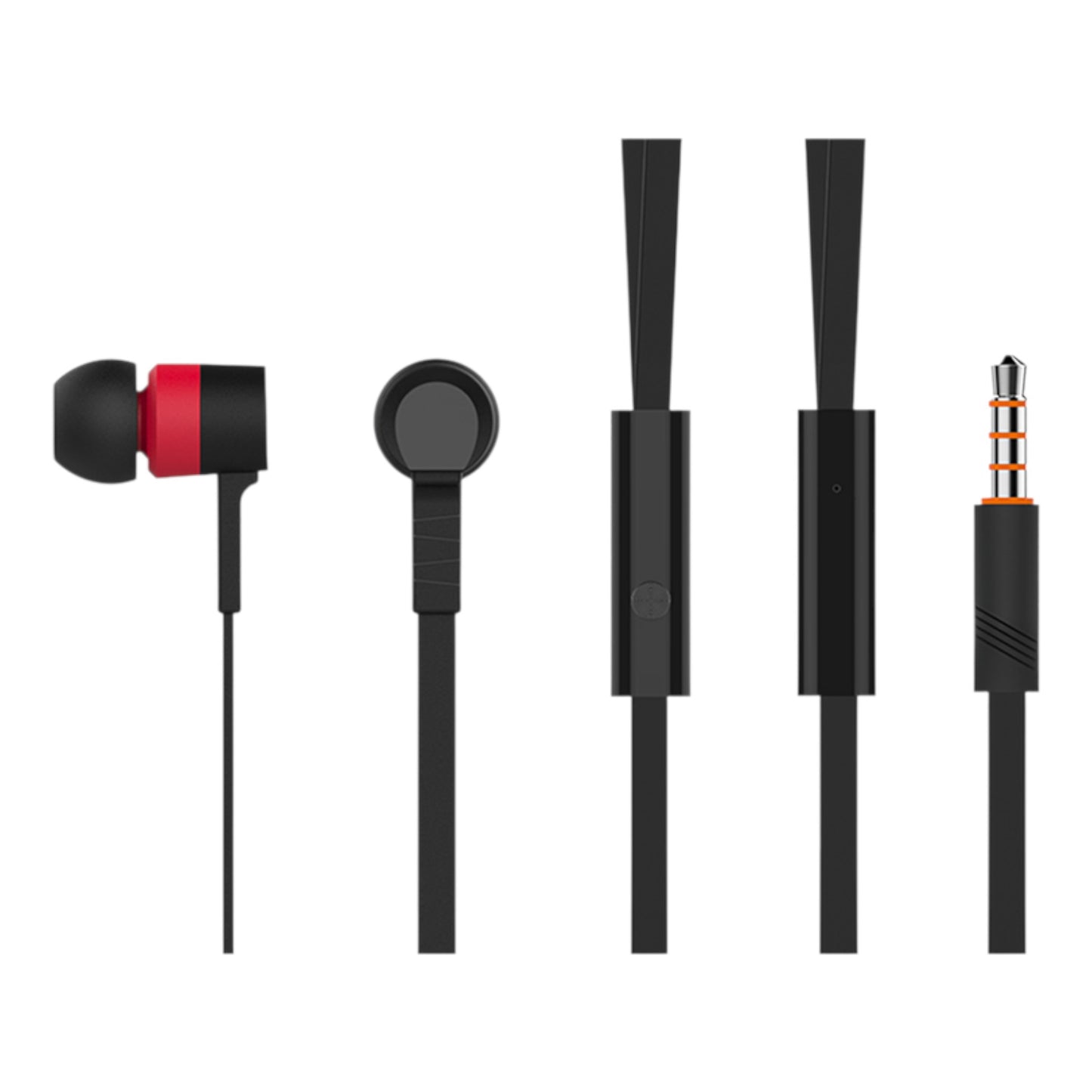 Audífonos manos libres con cable Celebrat - D2 Negro