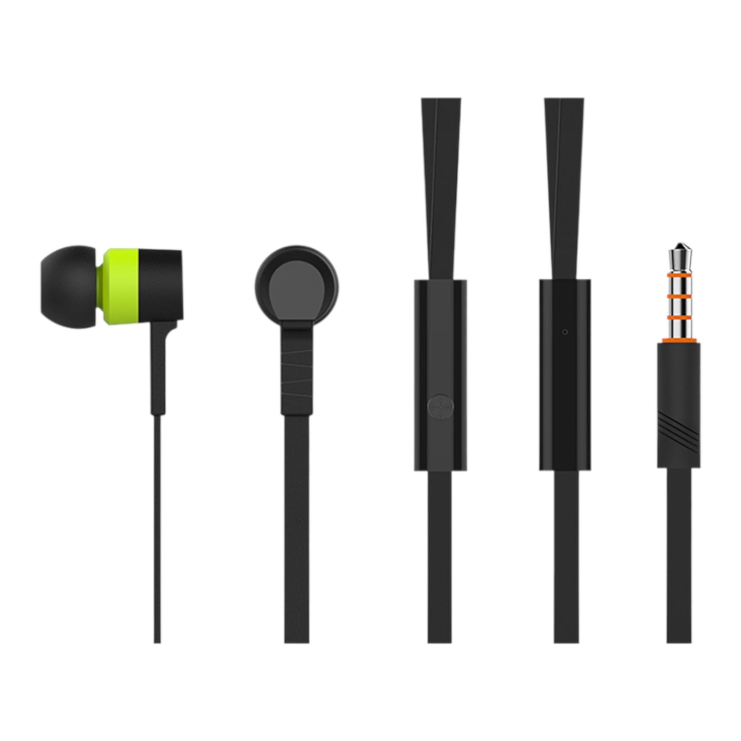 Audífonos manos libres con cable Celebrat - D2 Negro