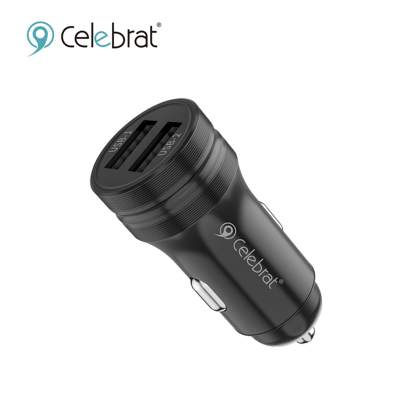 Cargador Dual USB para Auto 12W Celebrat - CC08