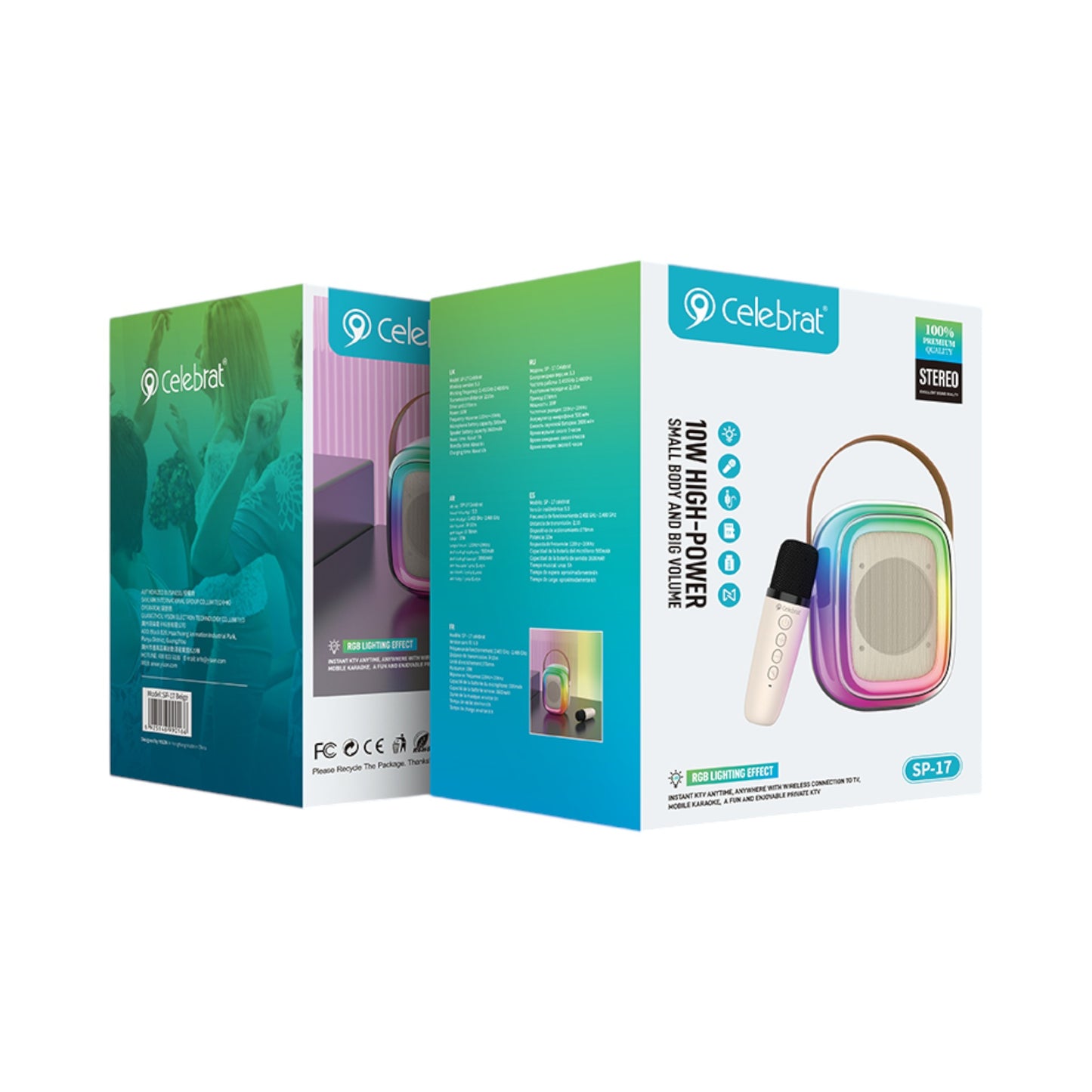 Parlante Bluetooth con Micrófono - SP-17