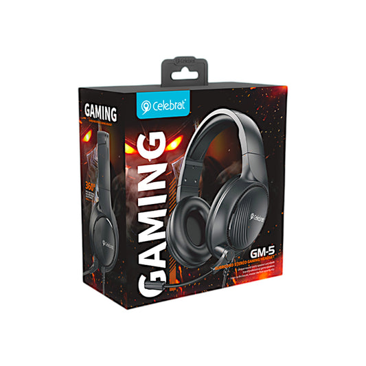 Audífonos Gamer de Cintillo Alámbricos Celebrat - GM-5