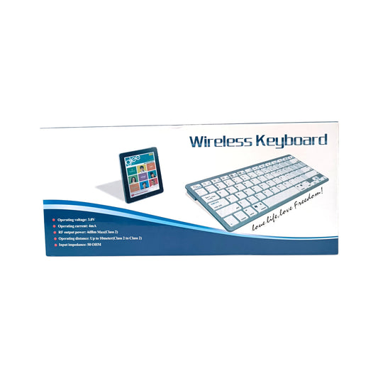 Teclado Inalámbrico Bluetooth Ergonómico 78 Teclas