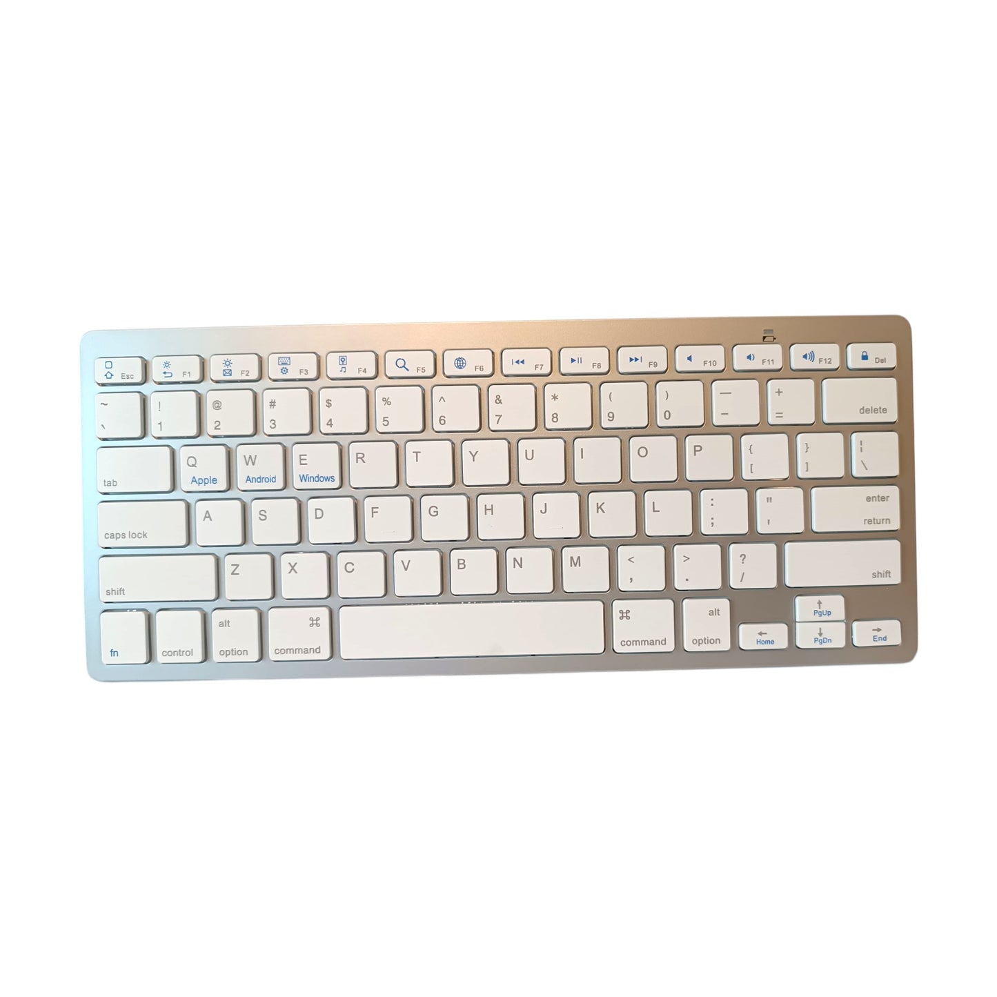 Teclado Inalámbrico Bluetooth Ergonómico 78 Teclas