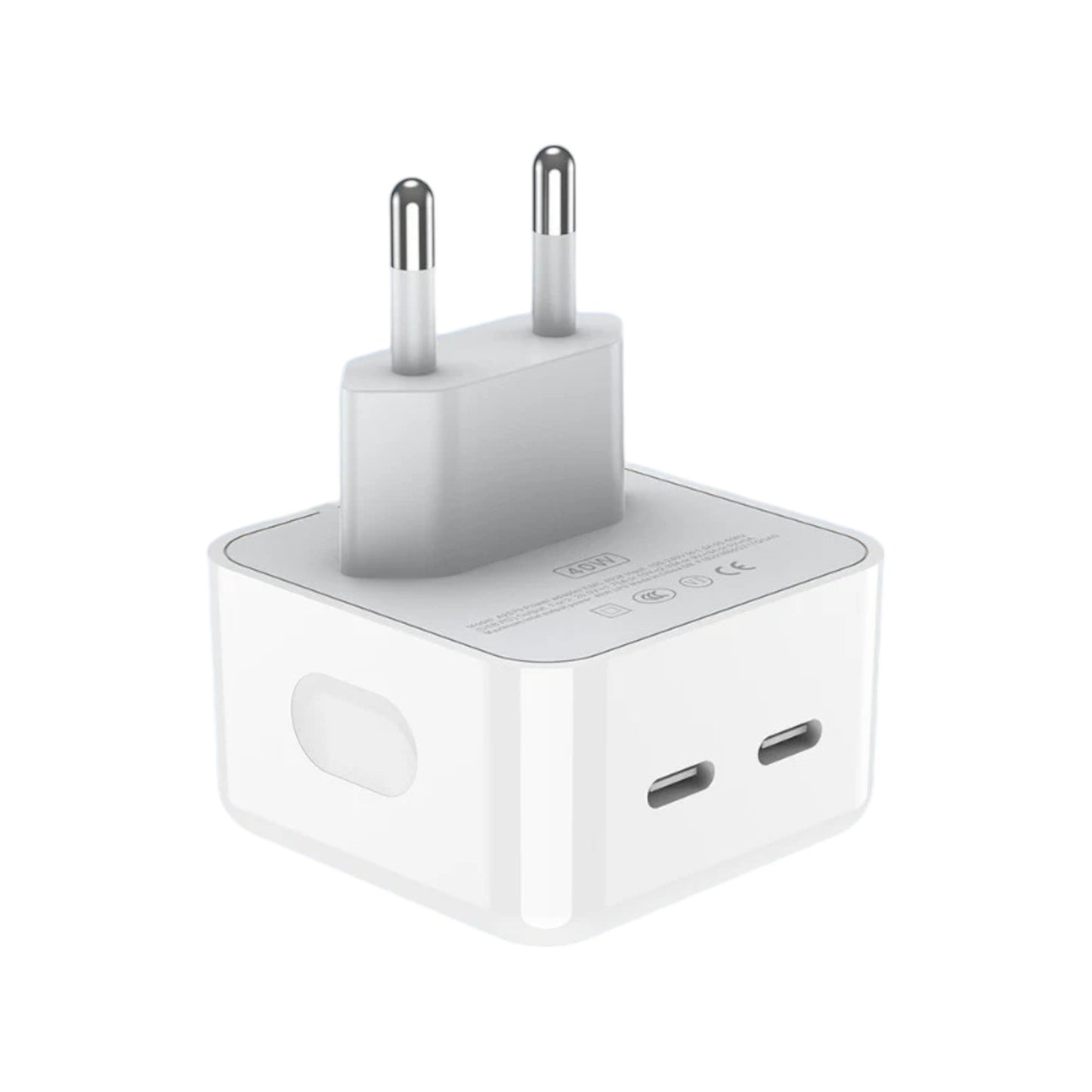 Adaptador iPhone 40W 2 salidas Tipo C Carga Super Rápida Celebrat - i14