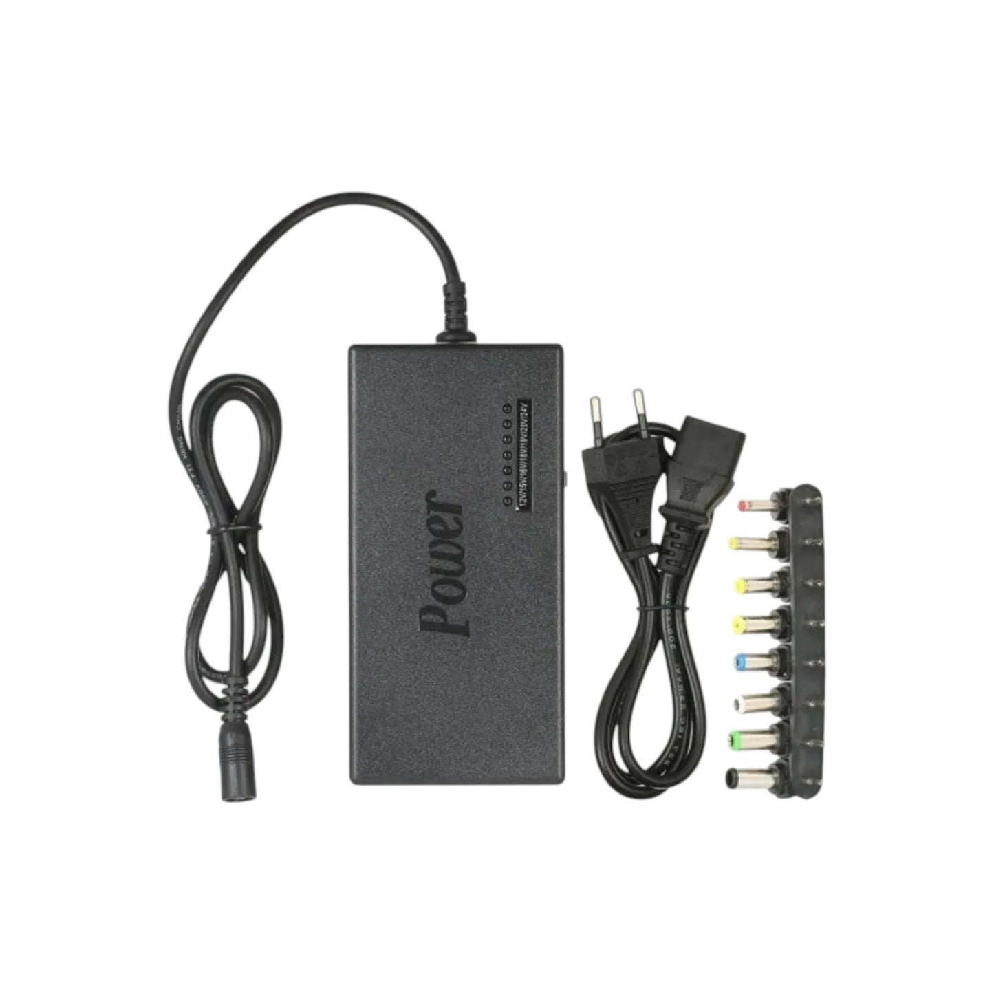 Adaptador Universal para Notebook con 8 conectores intercambiables