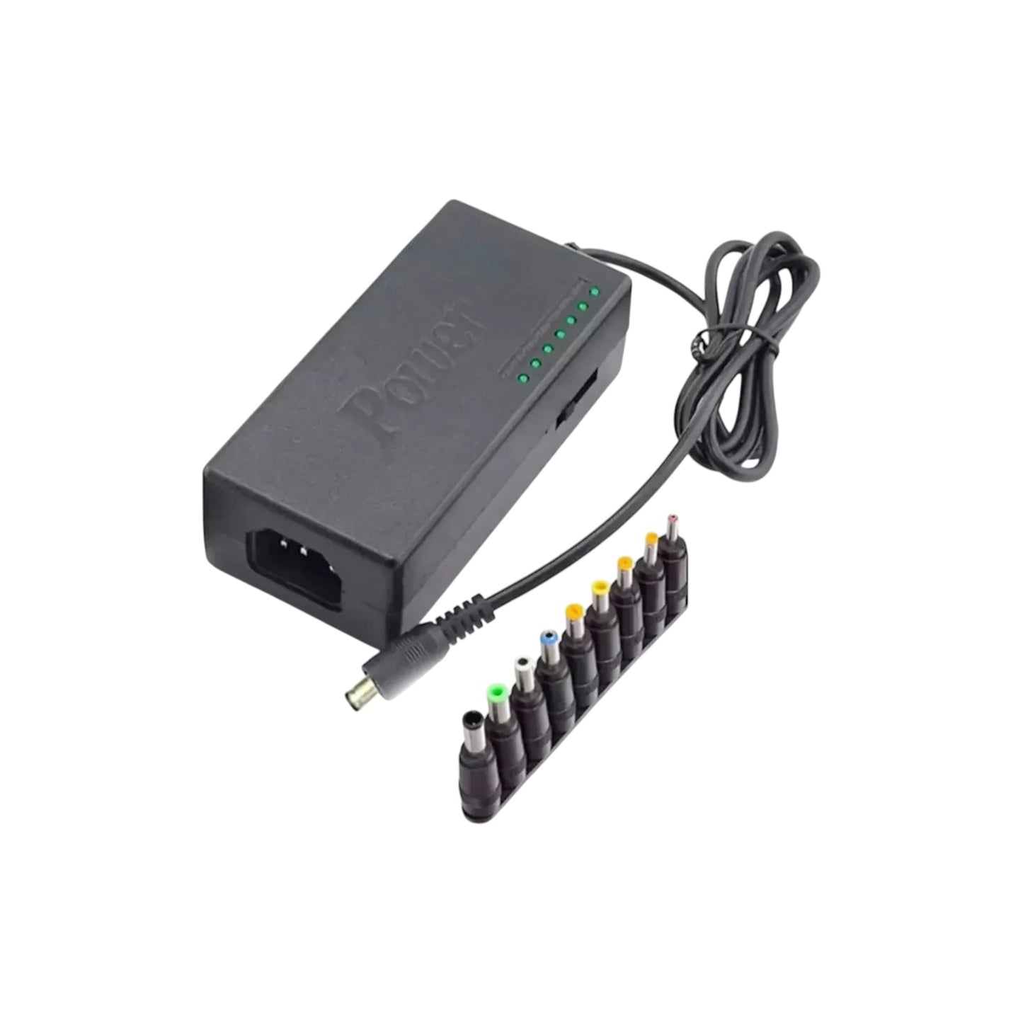 Adaptador Universal para Notebook con 8 conectores intercambiables