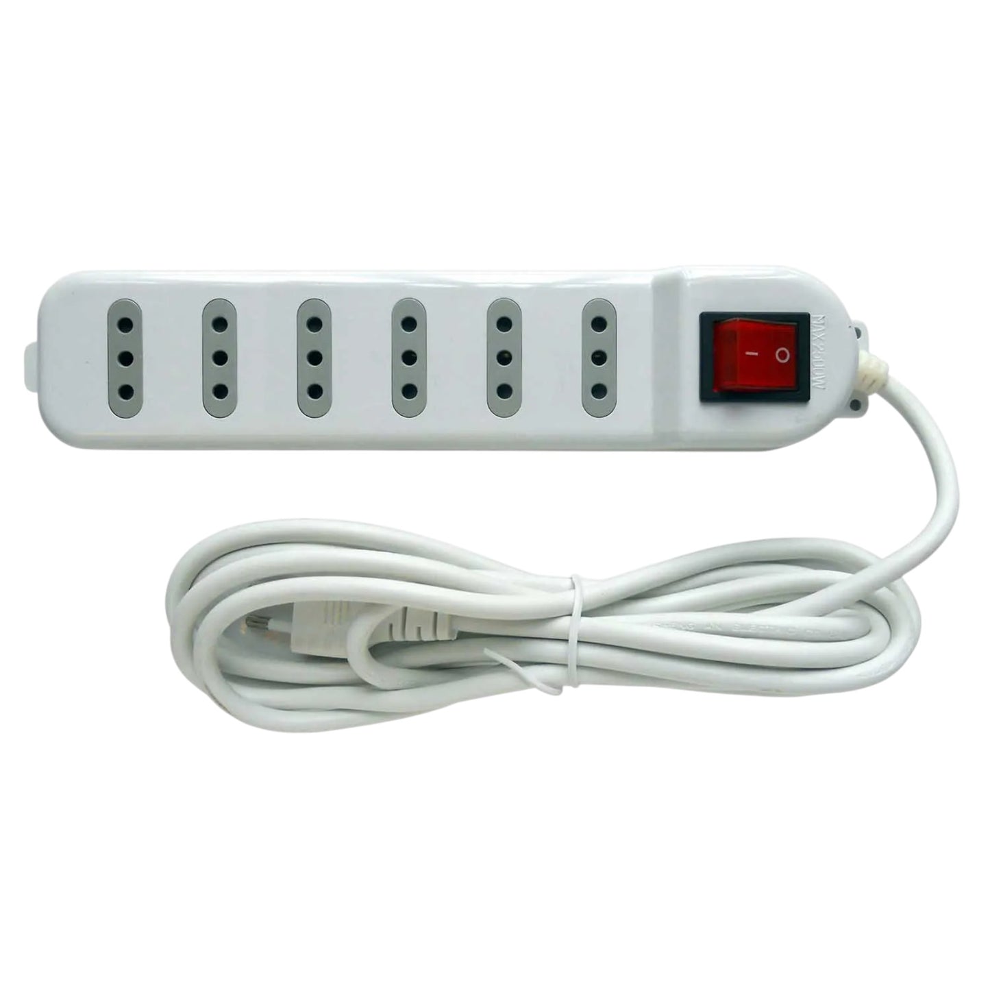 Alargador Zapatilla con switch 6 Posiciones 3 Metros - Macrotel