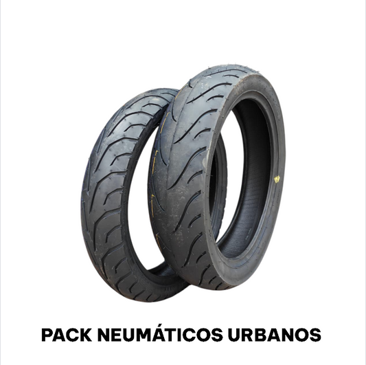Pack Neumáticos Urbanos 110/70-17 delantero + 140/70-17 trasero