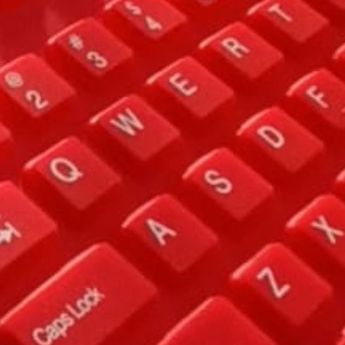 Teclado Inalámbrico Flexible de Silicona impermeable - Negro